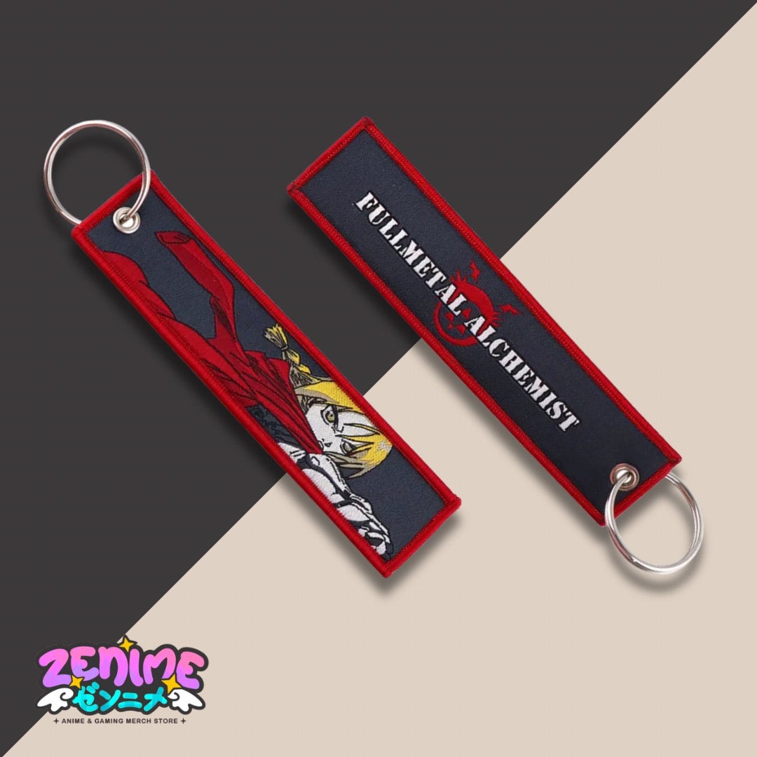 Full Metal Alchemist Jet Tag Keychain Edward Elric ZENIME